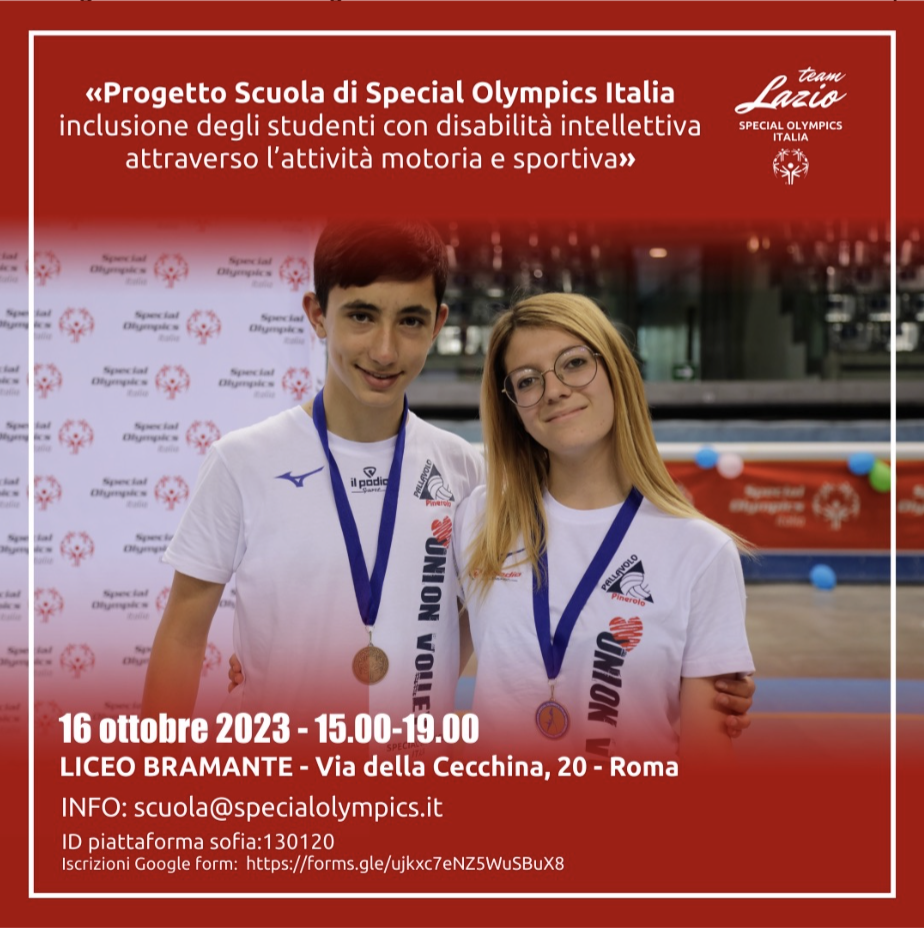 locandina special olympics Bramante roma