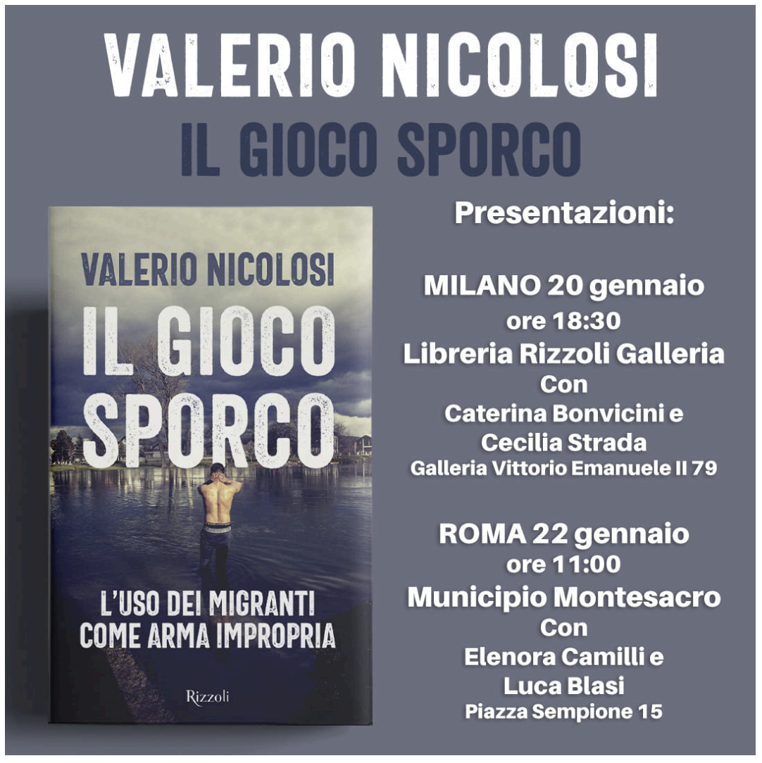 locandina presentazione del libro: il gioco sporco